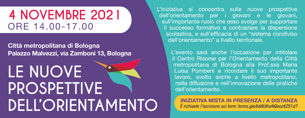 Locandina Progetto Orientamento 4 Novembre 2021