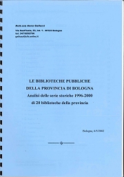 Le biblioteche pubbliche della provincia di Bologna 