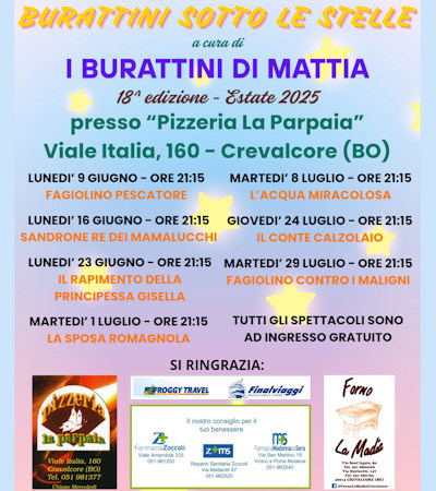 BURATTINI SOTTO LE STELLE