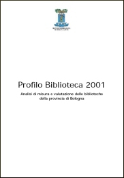 Profilo biblioteca - Anno 2001