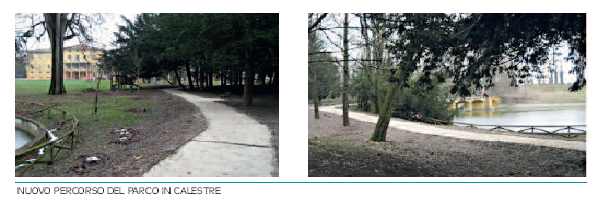 Nuovo percorso parco in Calestre