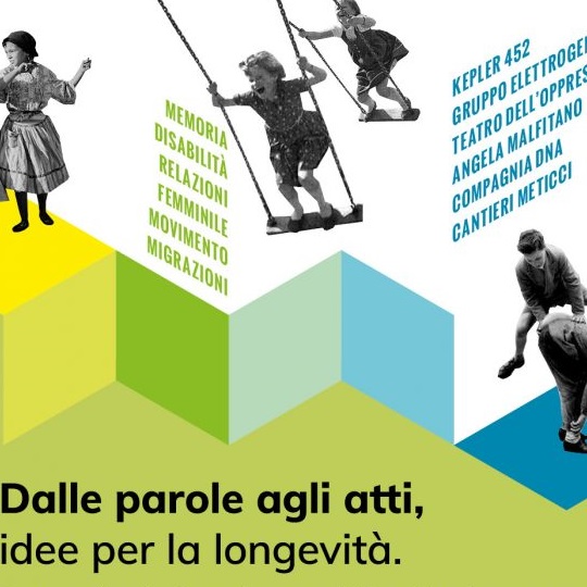 "Dalle parole agli atti, idee per la longevità", un percorso laboratoriale previsto da ottobre 2020 a maggio 2021