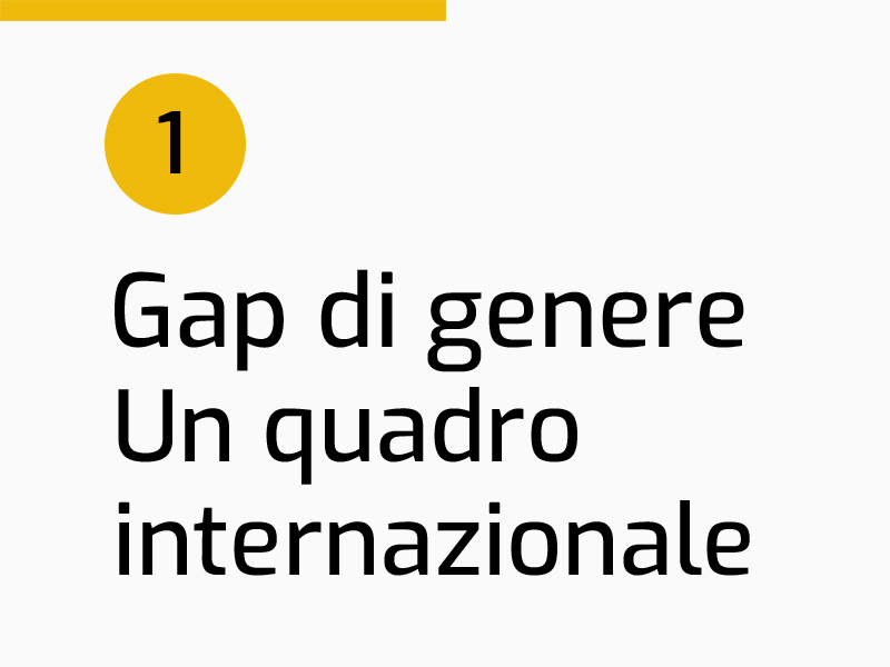 GAP di genere. Un quadro internazionale