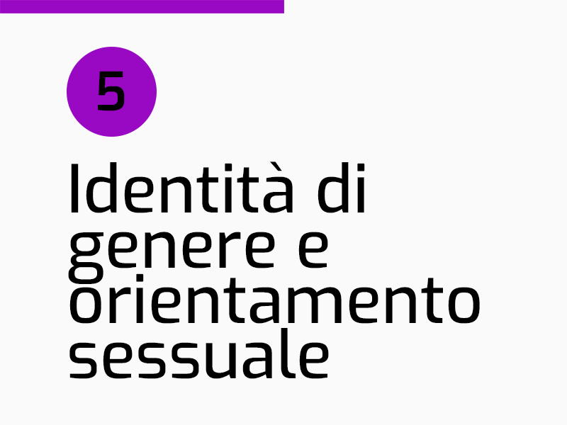 Identità di genere e orientamento sessuale