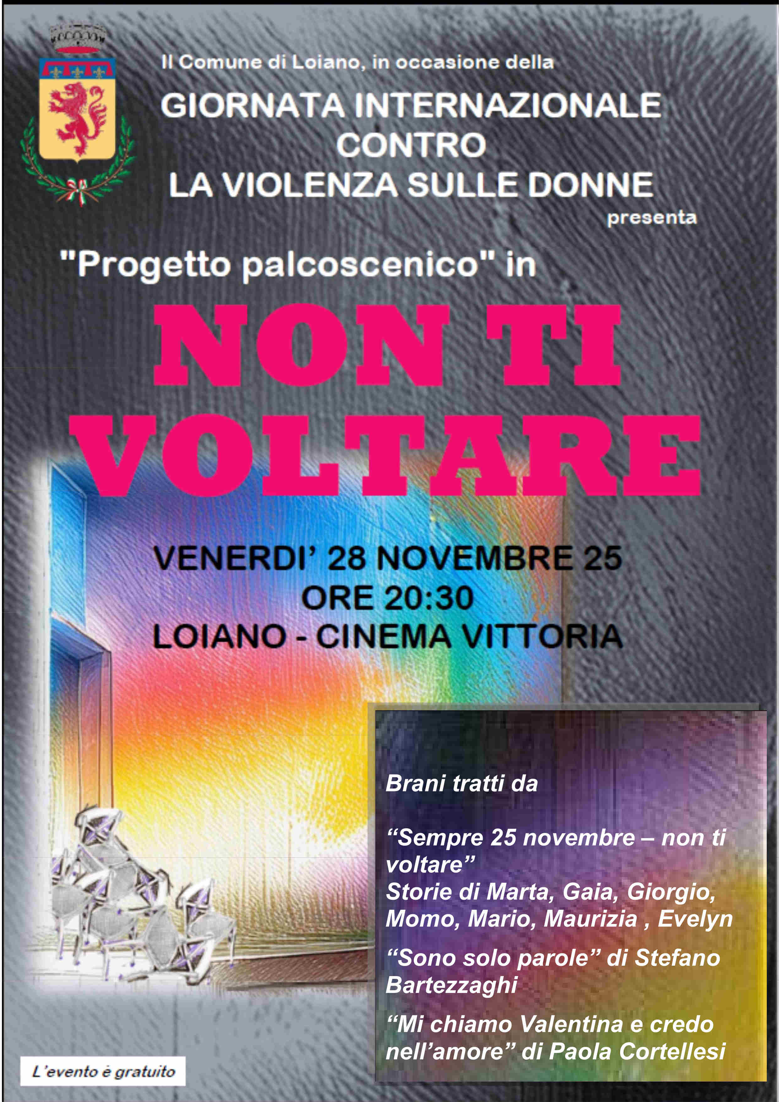 Locandina dell'iniziativa 