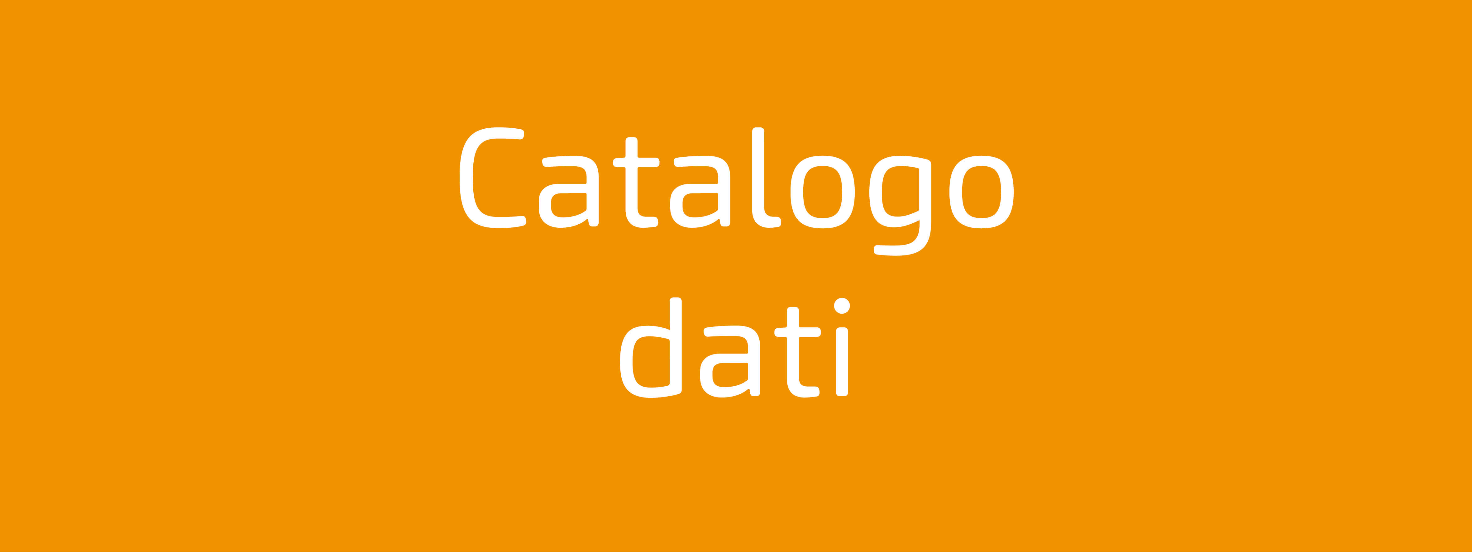 Catalogo dati