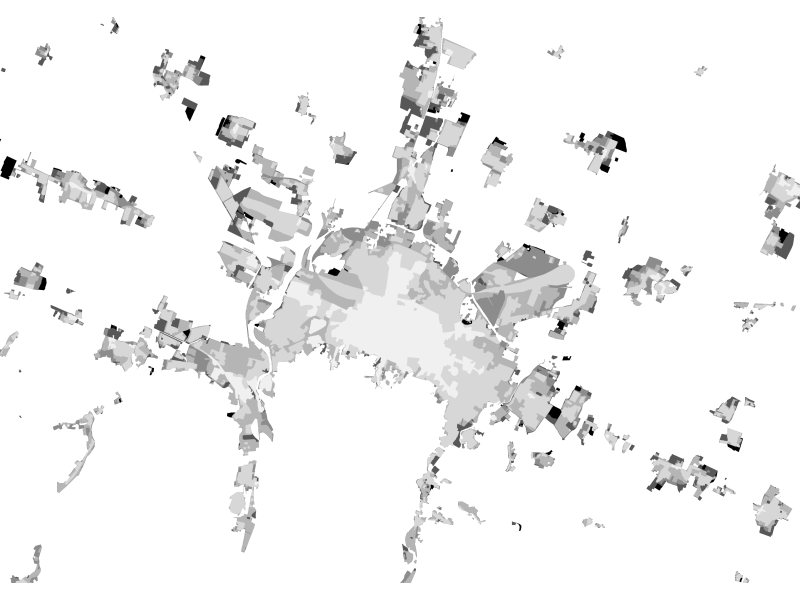 Territorio Urbano Consumato (TUC) - dati dal 2017