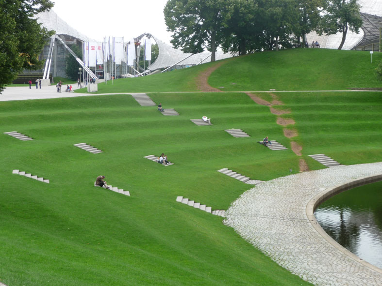 Parco Olimpico-utilizzo delle aree verdi a parco pubblico