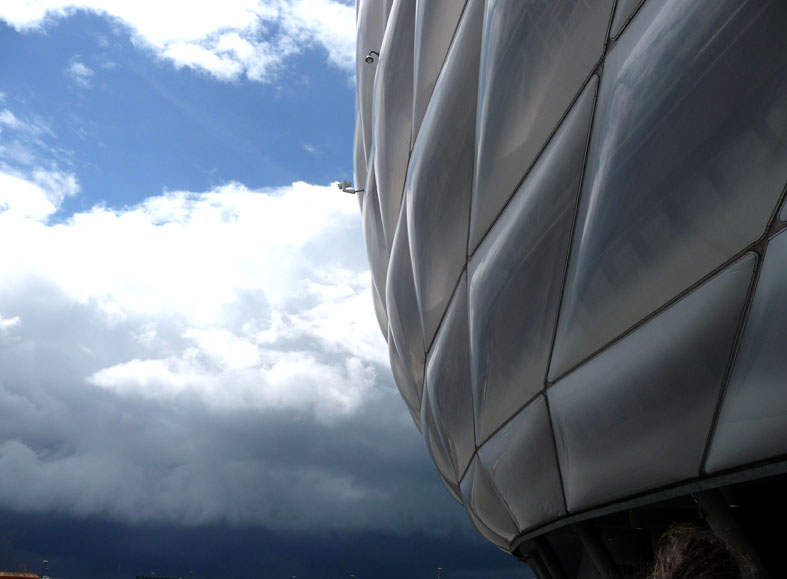 Allianz Arena-particolare della copertura