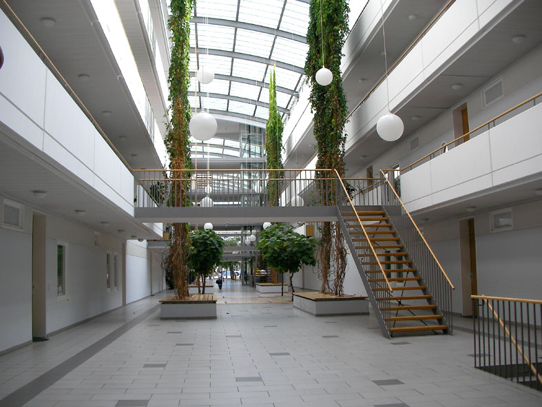 vista interna edificio residenziale-spazi comuni