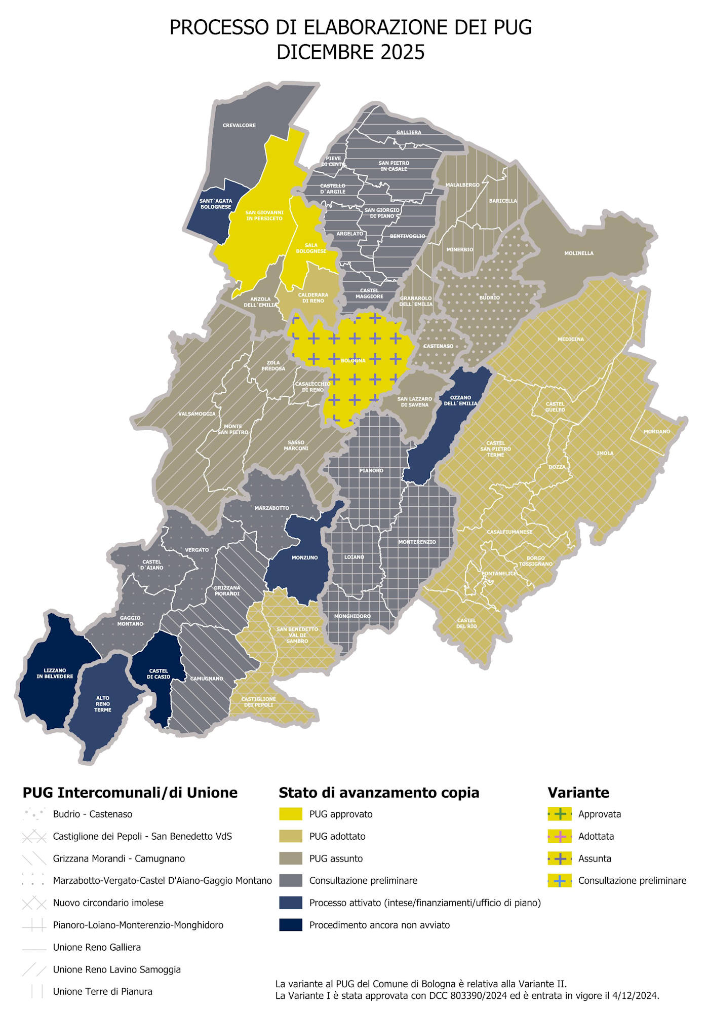 processo di elaborazione dei PUG - 2025