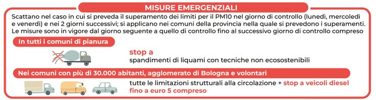 Misure emergenziali