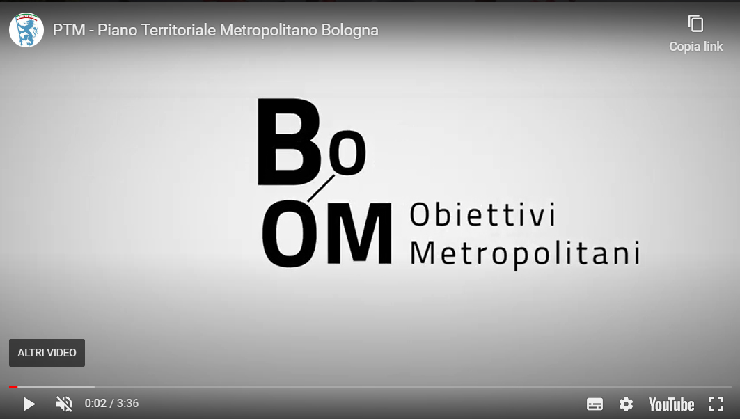 PTM - Piano Territoriale Metropolitano Bologna