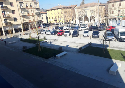 Piazza di Castello di Serravalle
