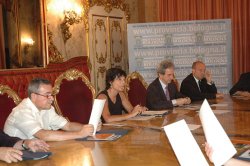Un momento della conferenza stampa di presentazione delle nuove nomine - Archivio Provincia di Bologna