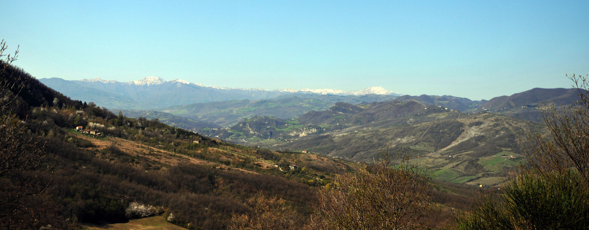Panorama dell'Appennino bolognese