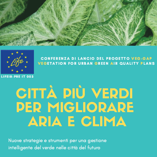 Il verde urbano per le città del futuro: mercoledì 27 febbraio a Bologna si presenta il progetto VEG-GAP