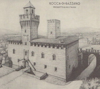 Rocca di Bazzano. Progetto di restauro di Guido Zucchini