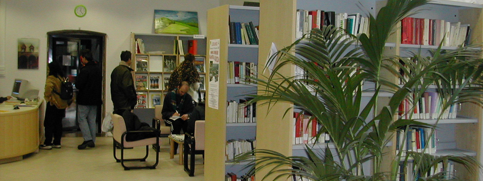 Immagine di una biblioteca