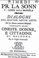 Copertina del libro di Lotto Lotti - Archivio Provincia di Bologna
