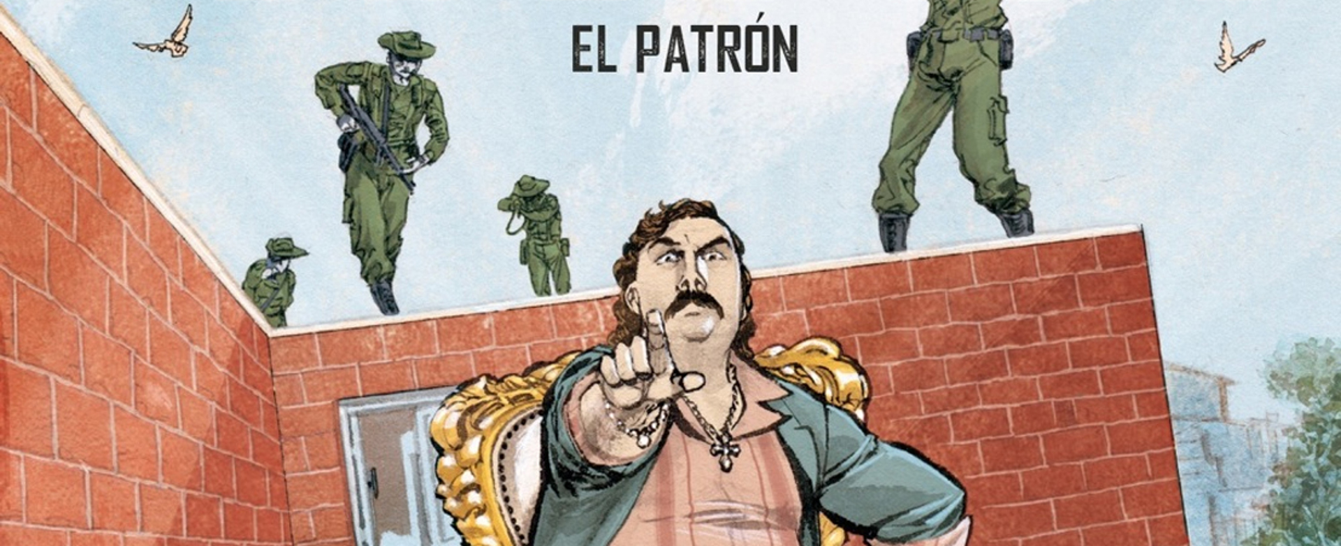 Copertina della graphic novel Escobar