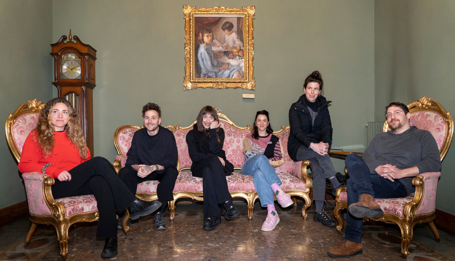 Gli artisti a palazzo Malvezzi de Medici