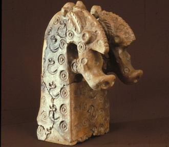 Alari in terracotta, secc. VII-VI, Museo Civico Archeologico