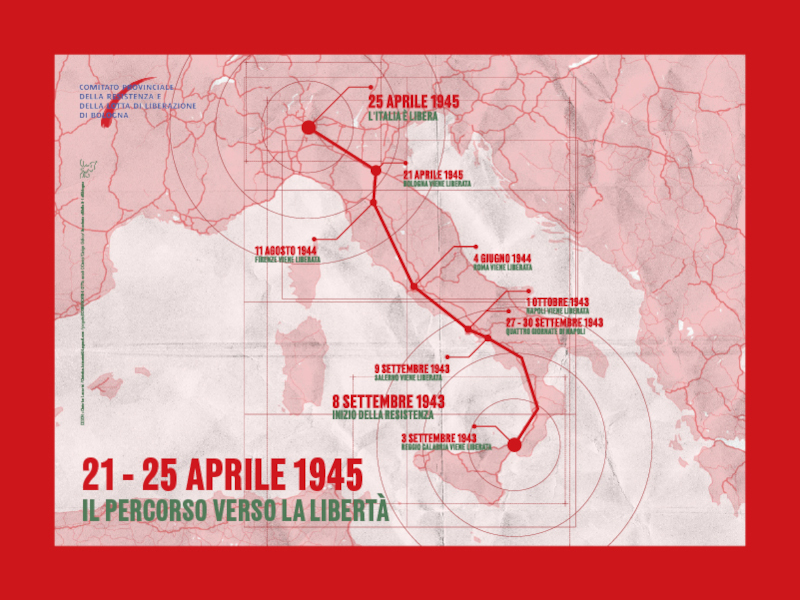 25 aprile, il 79° anniversario della Liberazione nei comuni della città metropolitana