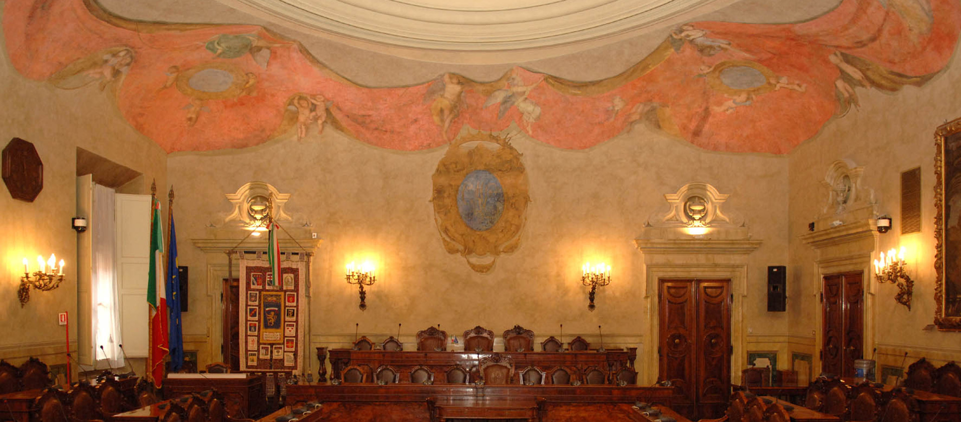 Salòa Consiglio - Palazzo Malvezzi - Archivio Città metropolitana di Bologna