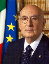Il presidente Giorgio Napolitano
