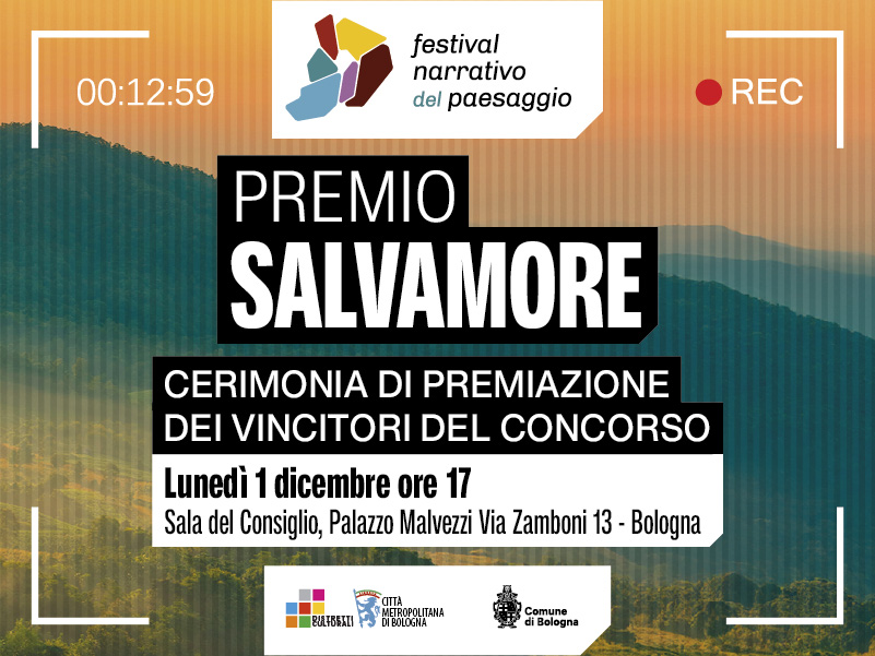 Festival narrativo del paesaggio, lunedì 1 dicembre l'evento conclusivo e l'assegnazione del Premio Salvamore
