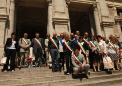 La delegazione emiliana a Roma - Archivio Provincia di Bologna