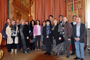 I partecipanti alla conferenxa stampa - Archivio Provincia di Bologna