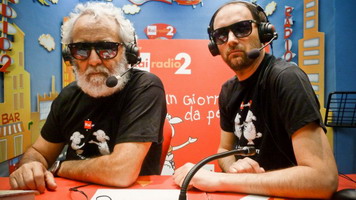 Claudio Sabelli Fioretti e Giorgio Lauro protagonisti di "Un giorno da pecora"