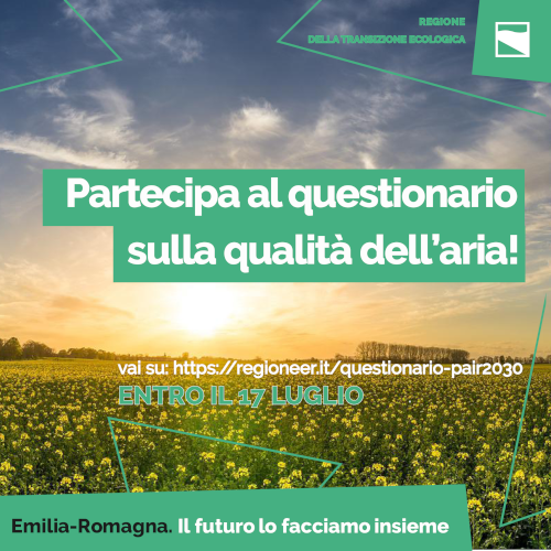 Qualità dell'Aria in Emilia-Romagna, al via un'indagine per dare voce ai cittadini
