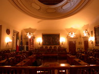 La sala del Consiglio di palazzo Malvezzi