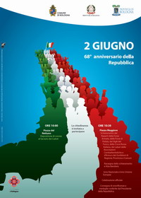 Manifesto del 68° anniversario della Repubblica