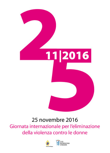 25 novembre - Manifesto della Città metropolitana di Bologna