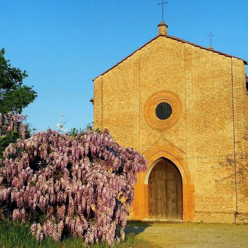 18/04/2017 La duecentesca chiesa di S.Francesco, in via Confortino a Crespellano (Foto Comune di Valsamoggia)
