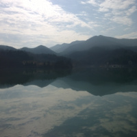 Momento di quiete al lago Brasimone