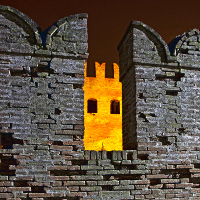 Castello di Bentivoglio notturno