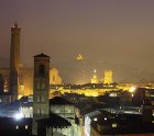 Notte d'autunno a Bologna