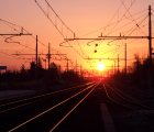 Alba in stazione