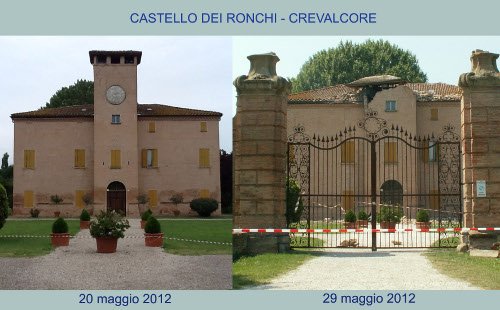 01/06/2012 - Il Castello dei Ronchi dopo le due scosse di terremoto