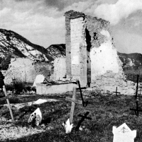 Scorcio del cimitero di Casaglia a Monte Sole