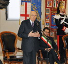 Il presidente Napolitano a Bologna