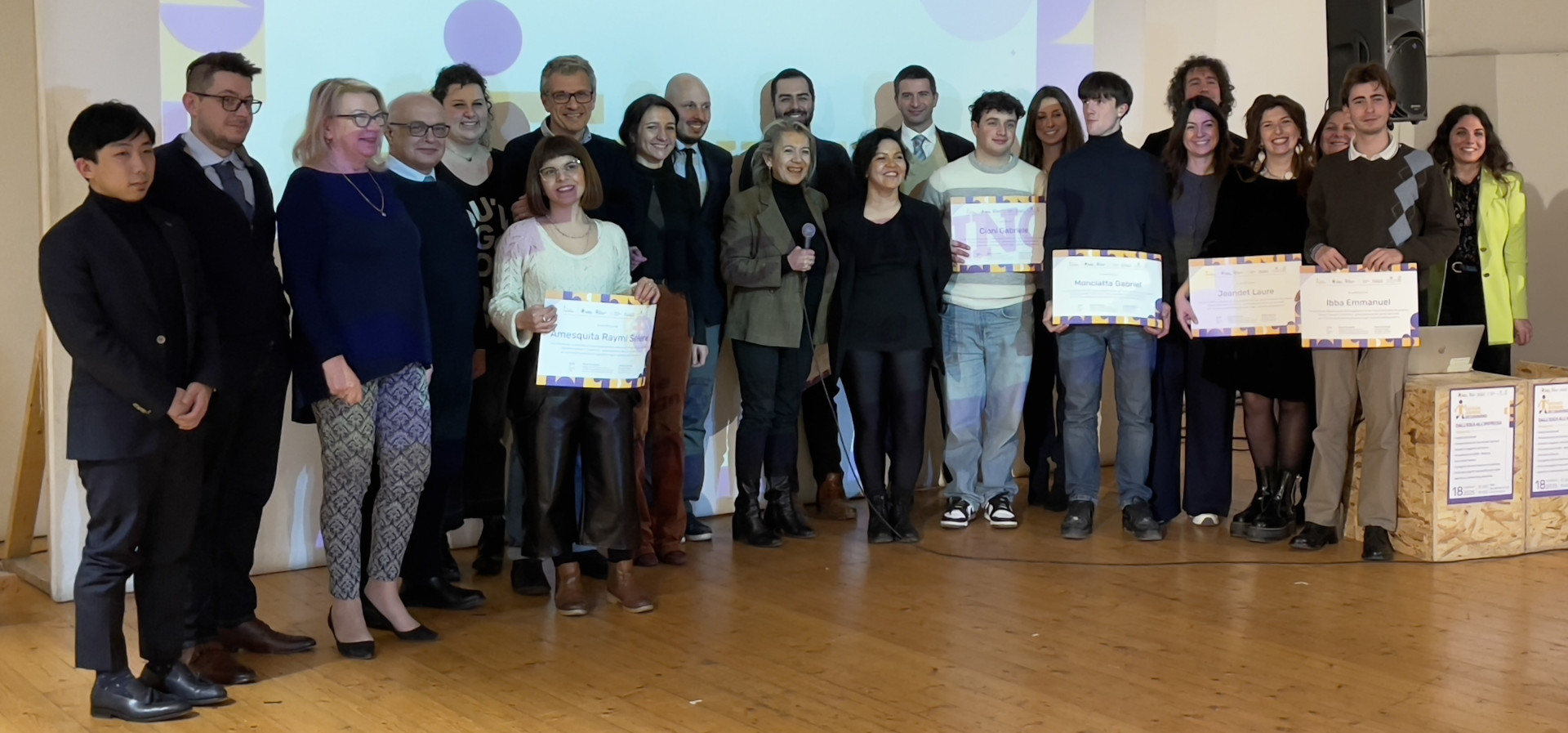 I protagonisti di Giovani Imprese in Cammino