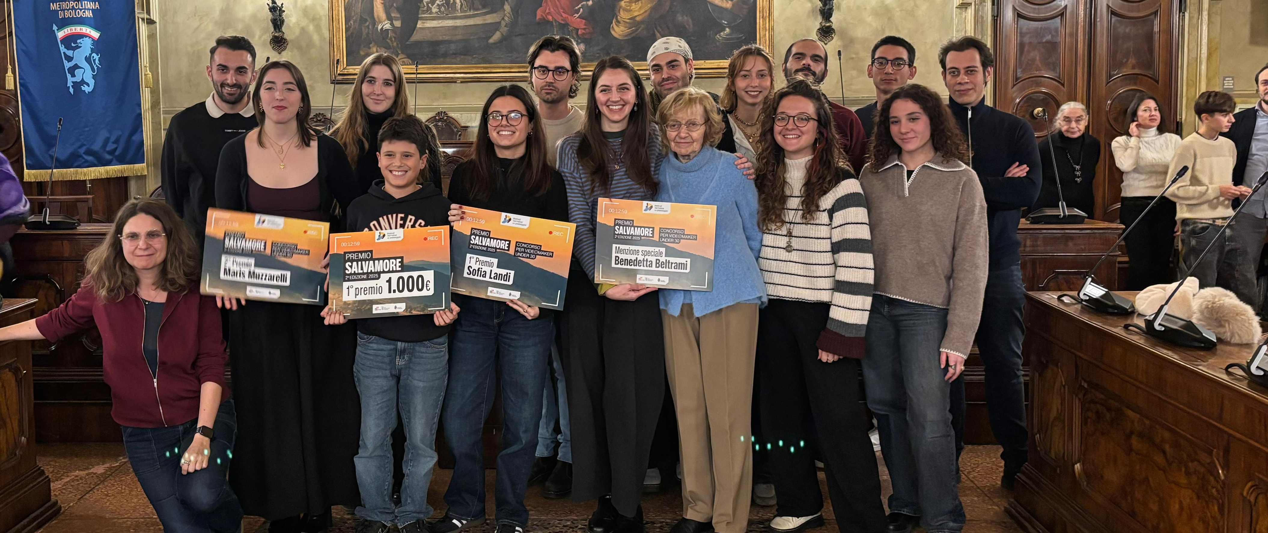 Foto di gruppo della premiazione
