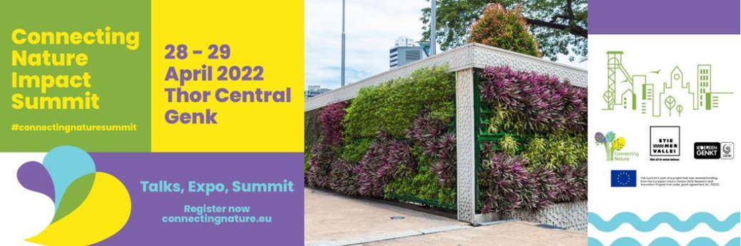 Connecting Nature Impact Summit di Genk, il 28 e 29 Aprile