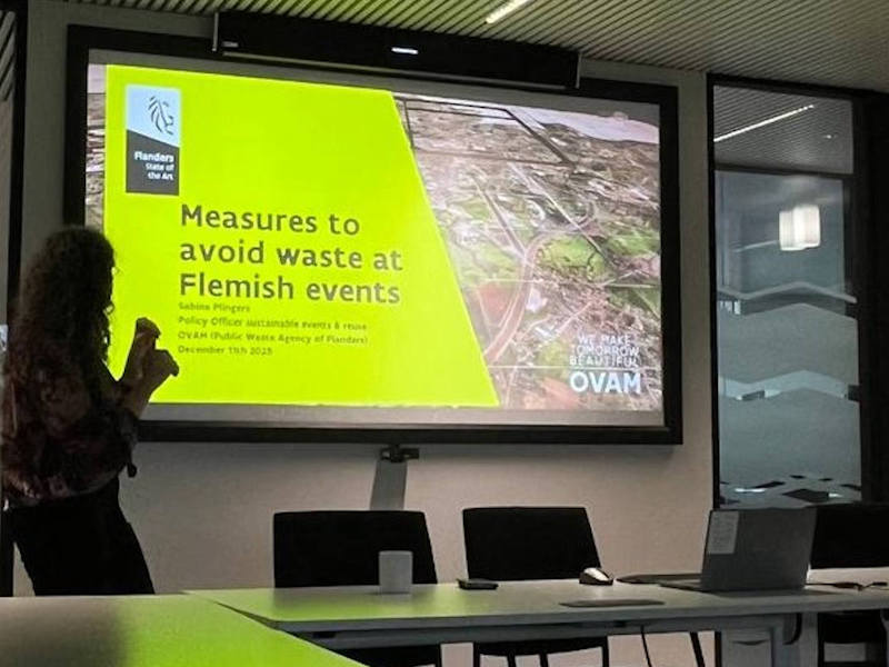 Study visit a Bruxelles sulla minimizzazione dei rifiuti nei grandi eventi nell'ambito del progetto europeo MINEV